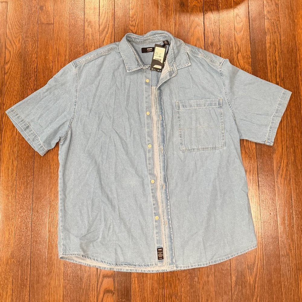 Mavi Denim Shirt (Loose Fit) New with Tags-XXL